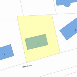 14 Kenrick Ter, Newton, MA 02458 plot plan