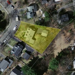 20 Manchester Rd, Newton, MA 02461 aerial view