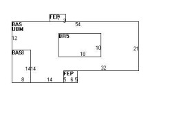 204 Dedham St, Newton, MA 02461 floor plan