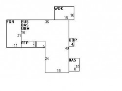 25 Bellevue St, Newton, MA 02458 floor plan