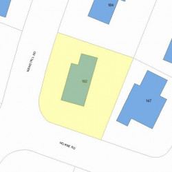 192 Kirkstall Rd, Newton, MA 02460 plot plan