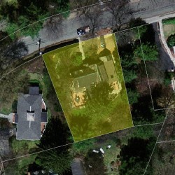 52 Annawan Rd, Newton, MA 02468 aerial view