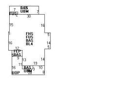 16 Prescott St, Newton, MA 02460 floor plan