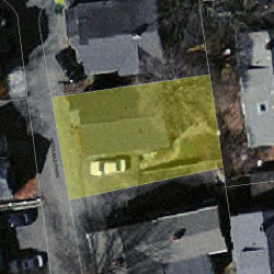 9 Highland Park, Newton, MA 02460 aerial view