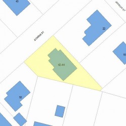 42 Judkins St, Newton, MA 02460 plot plan