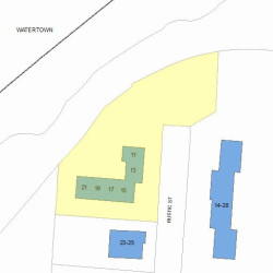 17 Rustic St, Newton, MA 02458 plot plan