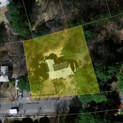101 Avalon Rd, Newton, MA 02468 aerial view