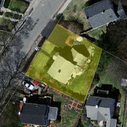 10 Kilburn Rd, Newton, MA 02465 aerial view