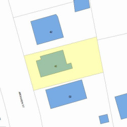 46 Aberdeen St, Newton, MA 02461 plot plan