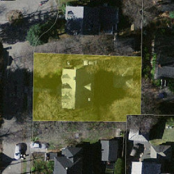 11 Elmore St, Newton, MA 02459 aerial view