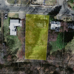 34 Heatherland Rd, Newton, MA 02461 aerial view