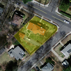 186 Woodward St, Newton, MA 02461 aerial view