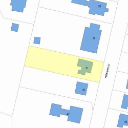 39 Freeman St, Newton, MA 02466 plot plan