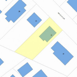 35 Melville Ave, Newton, MA 02460 plot plan