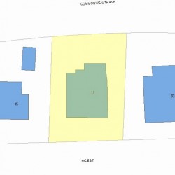 11 Rice St, Newton, MA 02459 plot plan