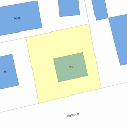 515 Auburn St, Newton, MA 02466 plot plan