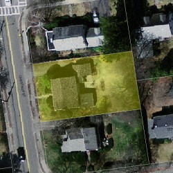 854 Chestnut St, Newton, MA 02468 aerial view