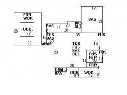 414 Woodward St, Newton, MA 02468 floor plan