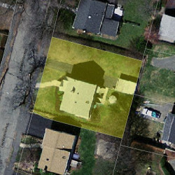 49 Lindbergh Ave, Newton, MA 02465 aerial view