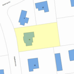 10 Tamworth Rd, Newton, MA 02468 plot plan