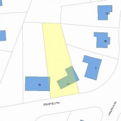 11 Edgefield Rd, Newton, MA 02468 plot plan