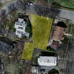 74 Woodbine St, Newton, MA 02466 aerial view