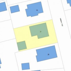 21 Kimball Ter, Newton, MA 02460 plot plan