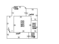 160 Allen Ave, Newton, MA 02468 floor plan