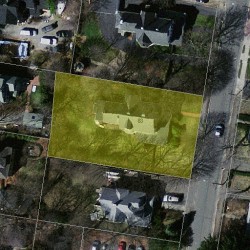 83 Walker St, Newton, MA 02460 aerial view