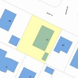 188 Derby St, Newton, MA 02465 plot plan