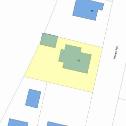 73 Fisher Ave, Newton, MA 02461 plot plan