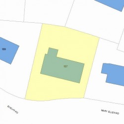 107 Mary Ellen Rd, Newton, MA 02468 plot plan