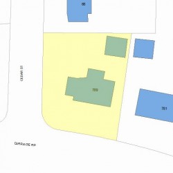 789 Commonwealth Ave, Newton, MA 02459 plot plan