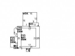 303 Auburndale Ave, Newton, MA 02466 floor plan