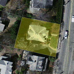 1007 Walnut St, Newton, MA 02461 aerial view
