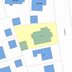 11 Blake St, Newton, MA 02460 plot plan