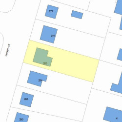 280 Cherry St, Newton, MA 02465 plot plan