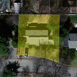 43 Holden Rd, Newton, MA 02465 aerial view