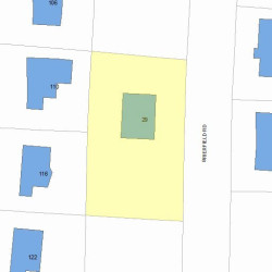 29 Brierfield Rd, Newton, MA 02461 plot plan