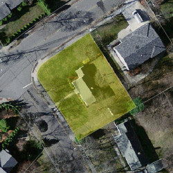 133 Hanson Rd, Newton, MA 02459 aerial view