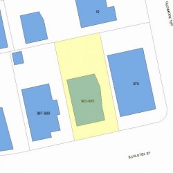 985 Boylston St, Newton, MA 02461 plot plan