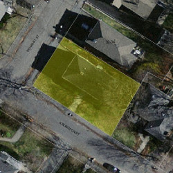 81 Arlington St, Newton, MA 02458 aerial view