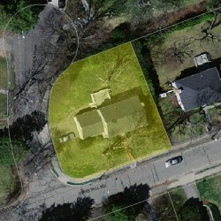 64 Kirkstall Rd, Newton, MA 02460 aerial view