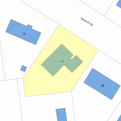 81 Stanley Rd, Newton, MA 02468 plot plan