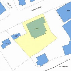 2310 Washington St, Newton, MA 02462 plot plan