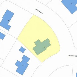 37 Truman Rd, Newton, MA 02459 plot plan