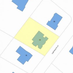 69 Dartmouth St, Newton, MA 02465 plot plan
