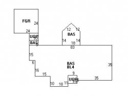 230 Temple St, Newton, MA 02465 floor plan