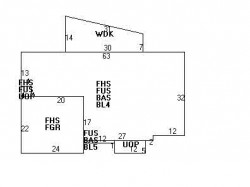 36 Evergreen Cir, Newton, MA 02465 floor plan