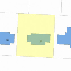 549 Boylston St, Newton, MA 02459 plot plan